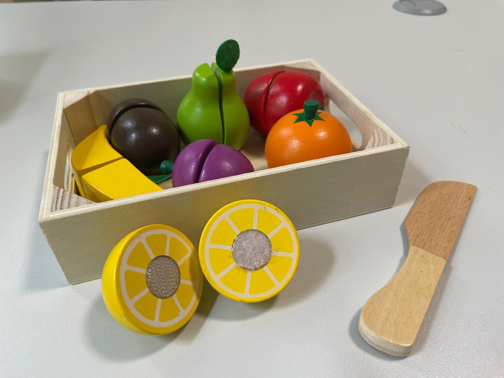 Wortschatz - Spielzeug Obst