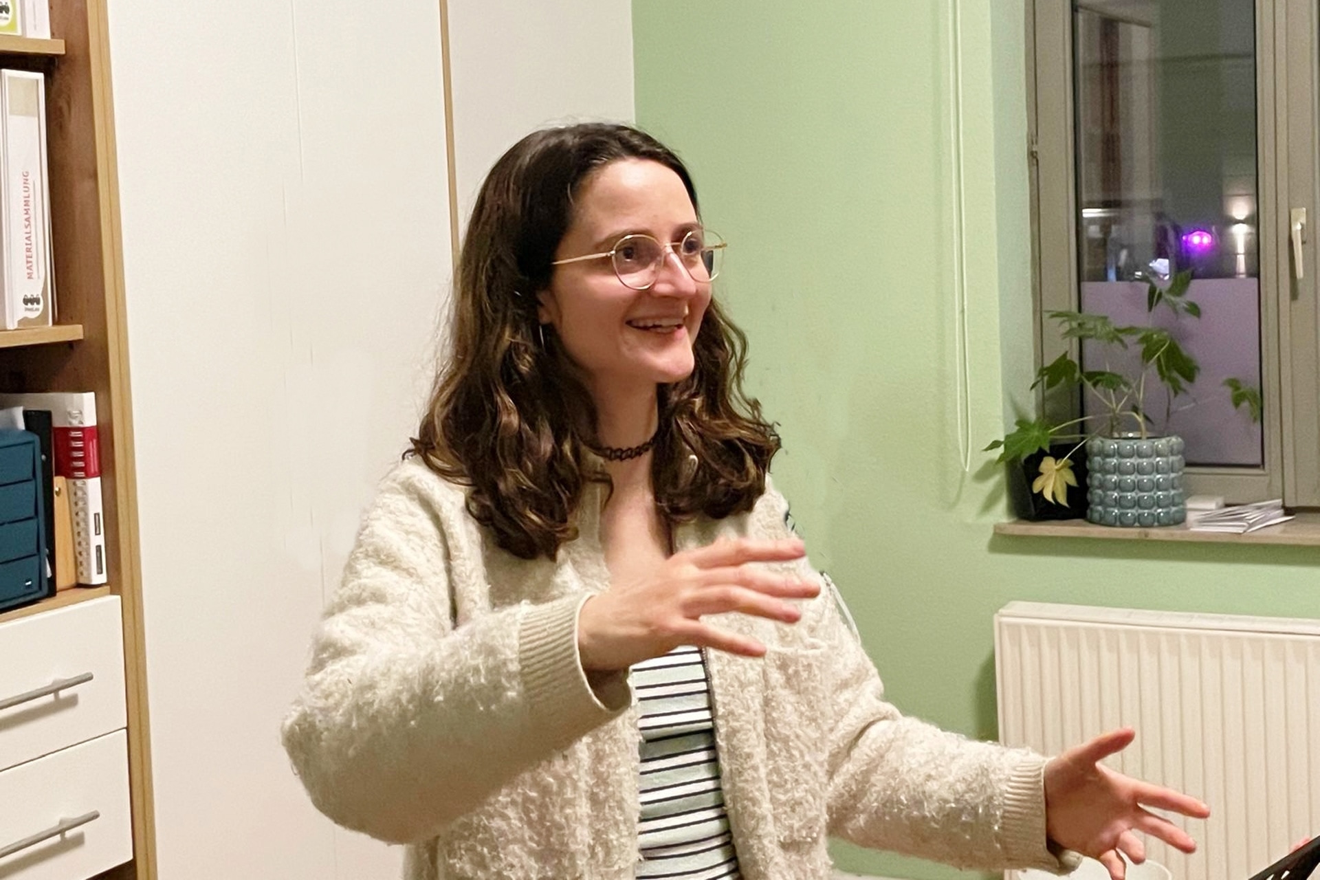 Chorleiterin Mita Pantani Hieme